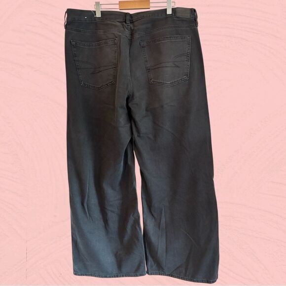 American Eagle low rise skater Jean in black wide leg - Picture 2 of 9